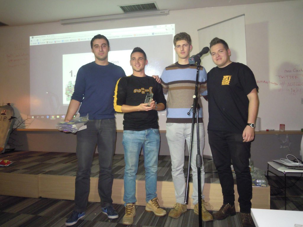 Admir Ferhatović and Ali Husić won Hackathon