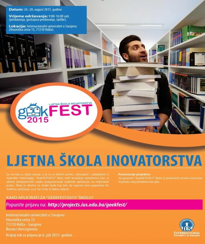Ljetna škola inovatorstva GeekFEST2015
