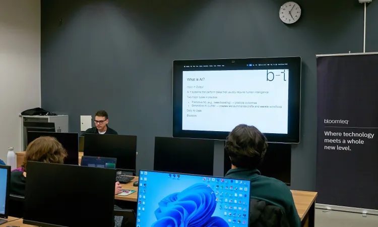 IT Students Explore Practical AI Applications in Business Through Industry Guest Lecture