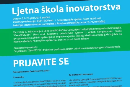 Summer School of Innovation “GeekFEST 2014”